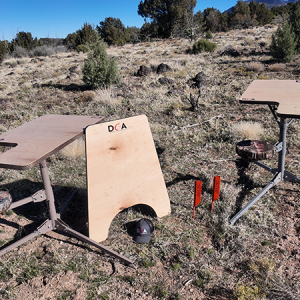 Demo CenterFire Shooting Bench- Ambidextrous