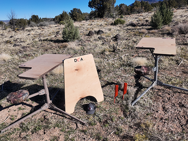 Demo CenterFire Shooting Bench- Ambidextrous
